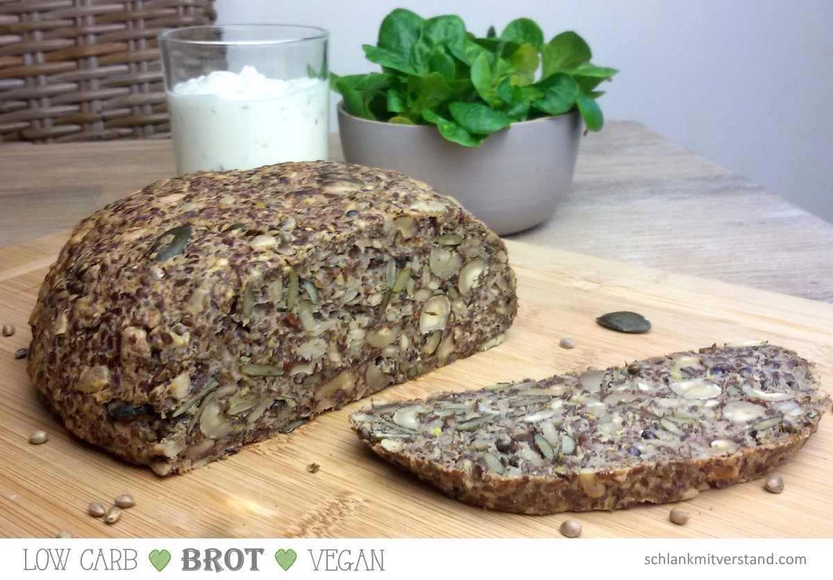 low carb Brot vegan – schlank mit verstand